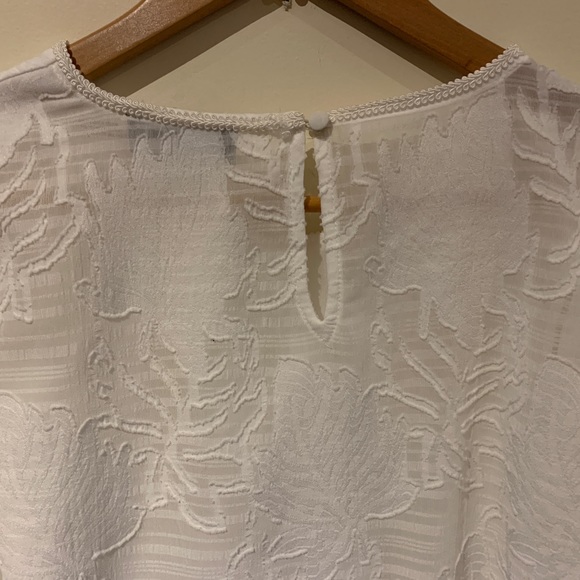 Karl Lagerfeld White Blouse Size M - Picture 6 of 7